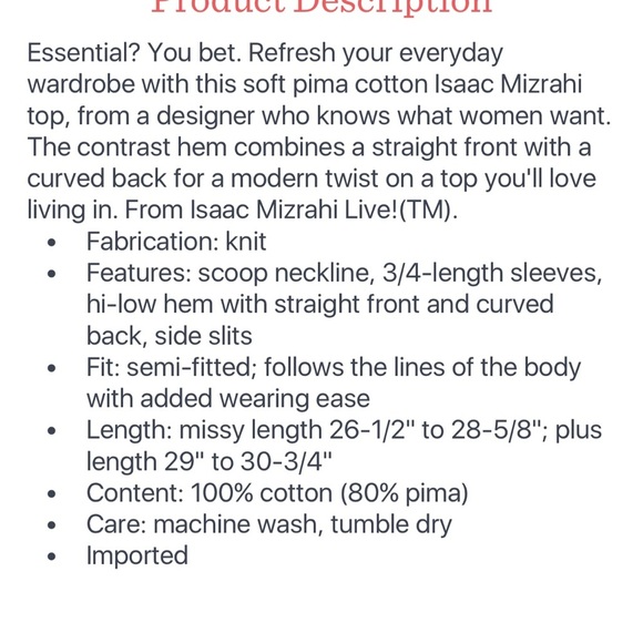 Pima cotton pullover - Picture 6 of 8